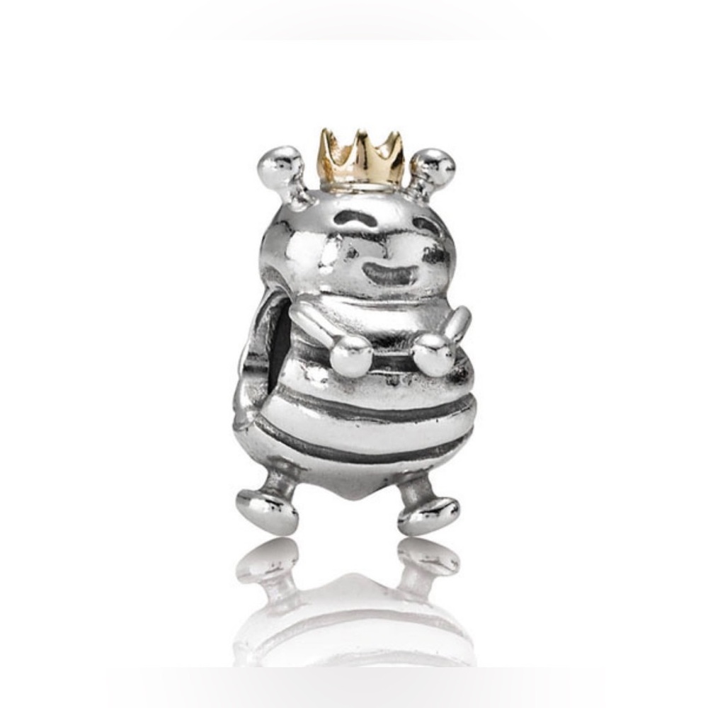 PANDORA Queen Bee Two-Tone Charm